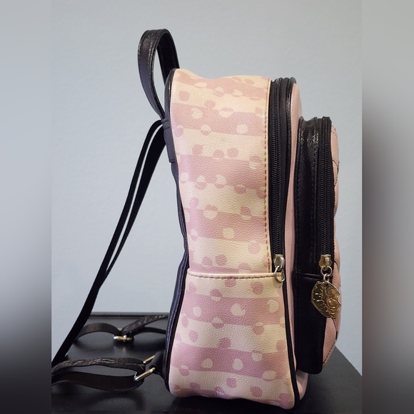 BETSEY JOHNSON | "Luv Betsey" Quilted Backpack | Pink & Black - Picture 3 of 13
